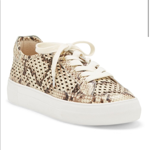 Vince Camuto Karshey Snake Print Sneaks - Picture 1 of 5